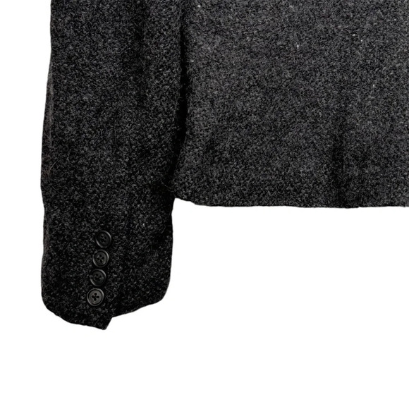 Lauren Ralph Lauren Tweed Wool Blend Blazer. Size 12. Flecked Academia Preppy - Picture 2 of 10